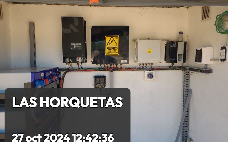 Sala de equipos fotovoltaicos — Las Horquetas