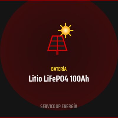 Batería de Litio LiFePO4 100Ah