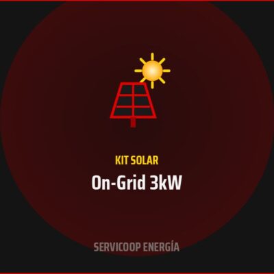 Kit Solar On-Grid 3kW Completo