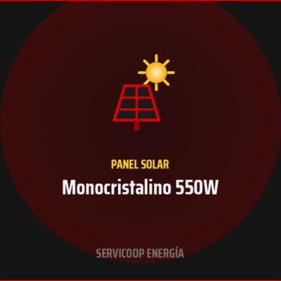 Panel Solar Monocristalino 550W